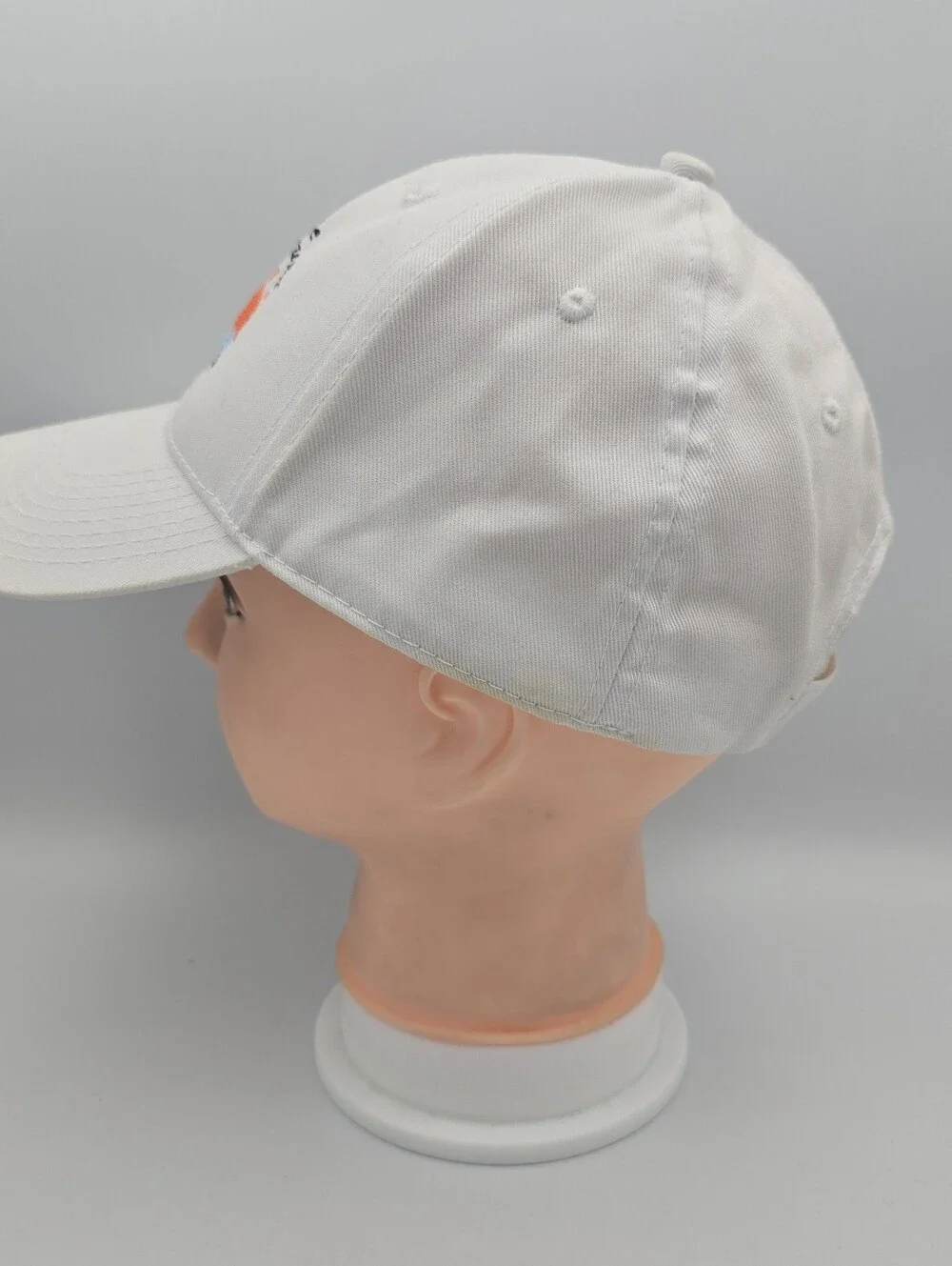 ENZA Hi-Vue Campground Lake Gage Indiana White Adjustable Hat